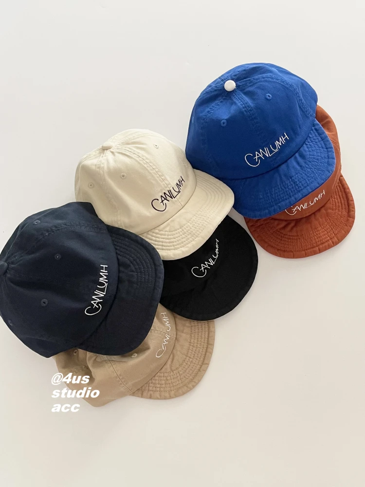 

Casual retro soft brim soft top baseball cap women's summer street trend brand versatile outdoor cap men