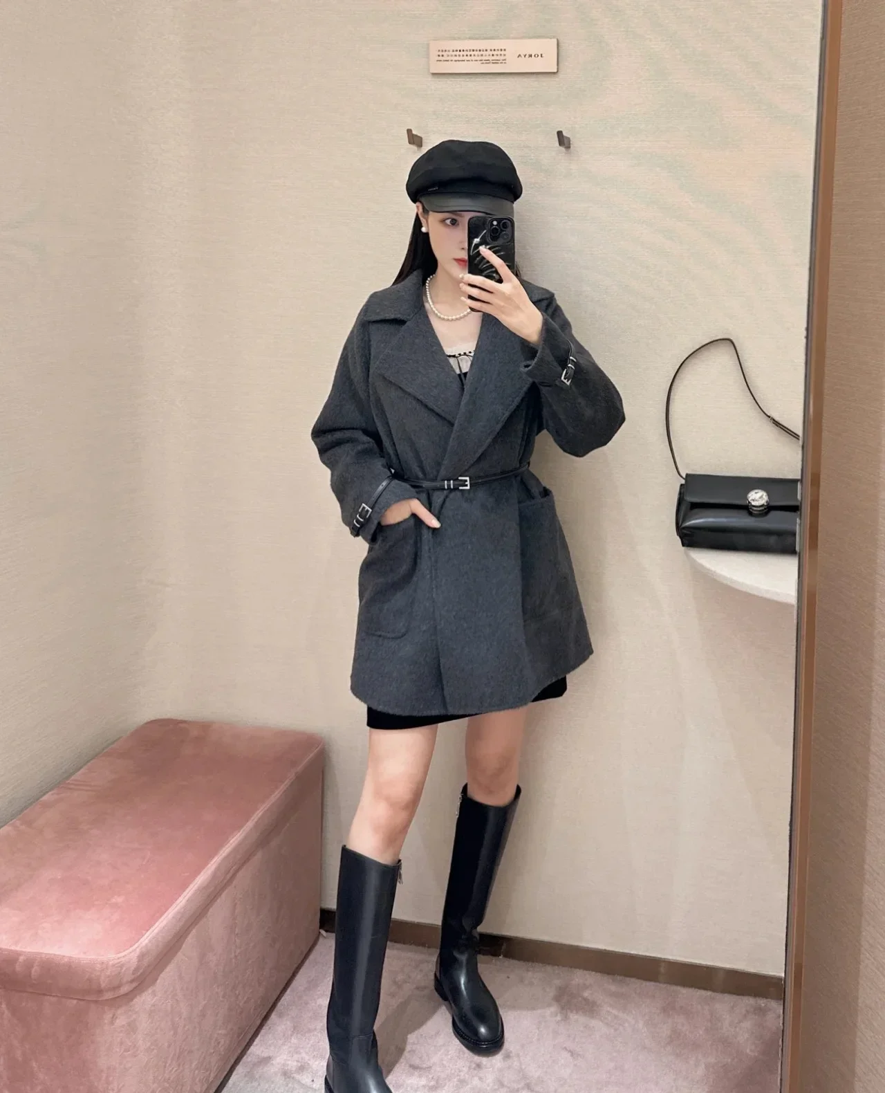 Women's Winter Fur Long Coats and Jackets Wool Trench Autumn Clothes Women 2024 Luxury Fleece Sleeve Parkas Ladies High Level