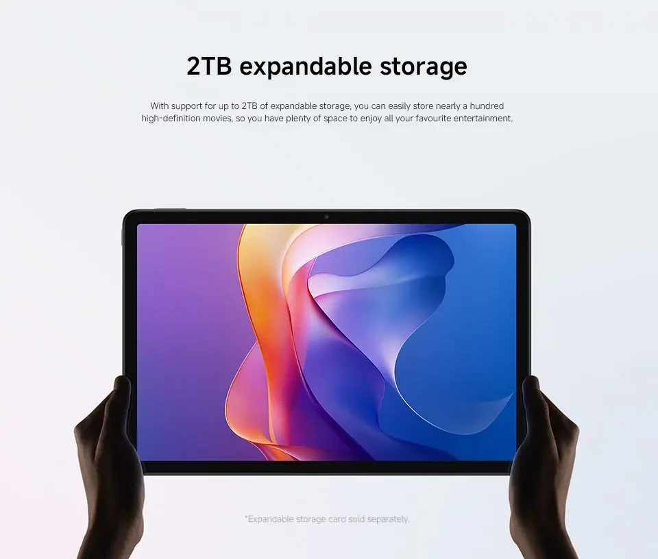 Global Version Xiaomi Redmi Pad 2 9000mAh Battery MTK Helio G100-Ultra 11' Display Fast Charging 90Hz Tablet 8MP HD Camera