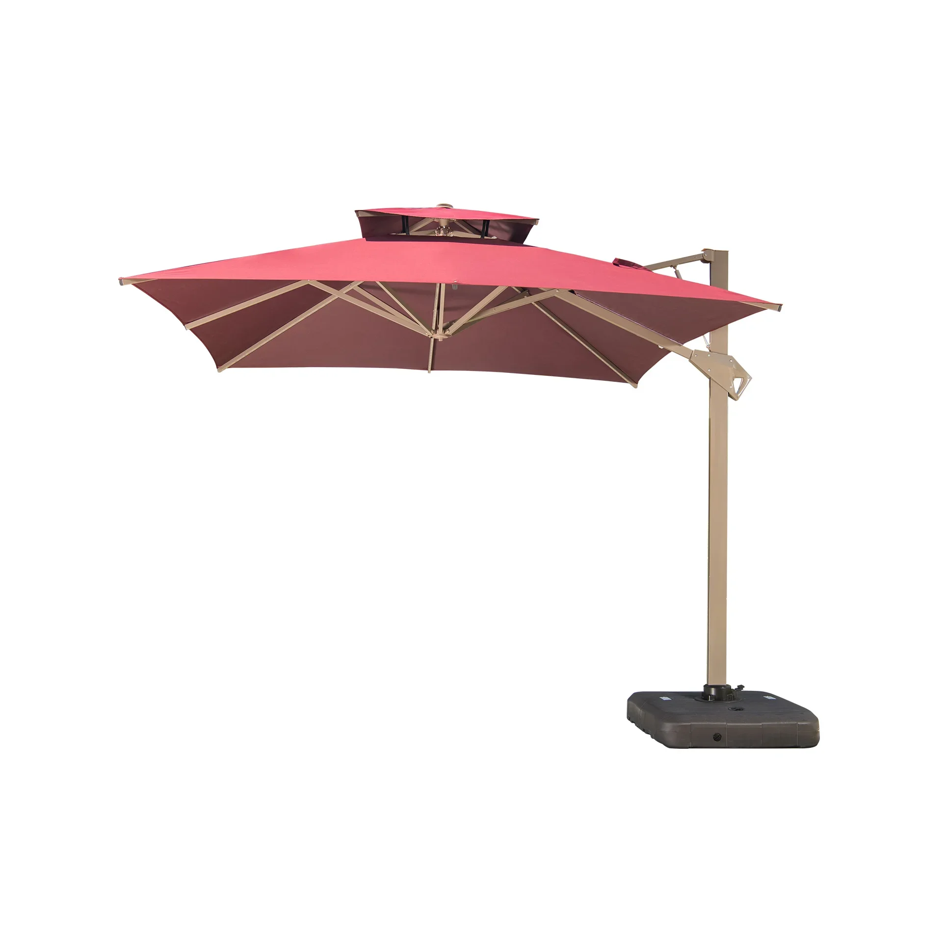 Wholesale good quality outdoor umbrella Patio Courtyard hydraulic umbrella Luxury big size Patio sun parasole