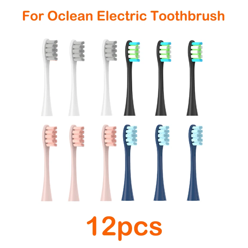 For Oclean X/ X PRO/ Z1/ F1/ One/ Air 2 /SE Sonic Electric Toothbrush Replacement Brush Heads DuPont Soft Bristle Clean Nozzles