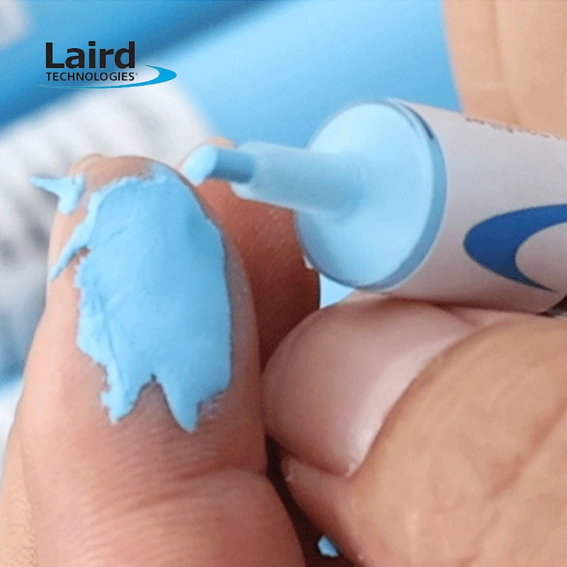 جل Laird Tputty 607 موصل حراري، شحم حراري لإمداد طاقة الكمبيوتر المحمول VRAM، عبوة إبر 5 جرام/10 جرام