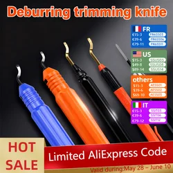Hand Burr Trimming Knife Scraper NB1100/NG1000 Deburring Handle for Copper Tube Reamer Tool Parts BS1010 BC1041 Burr Scraper
