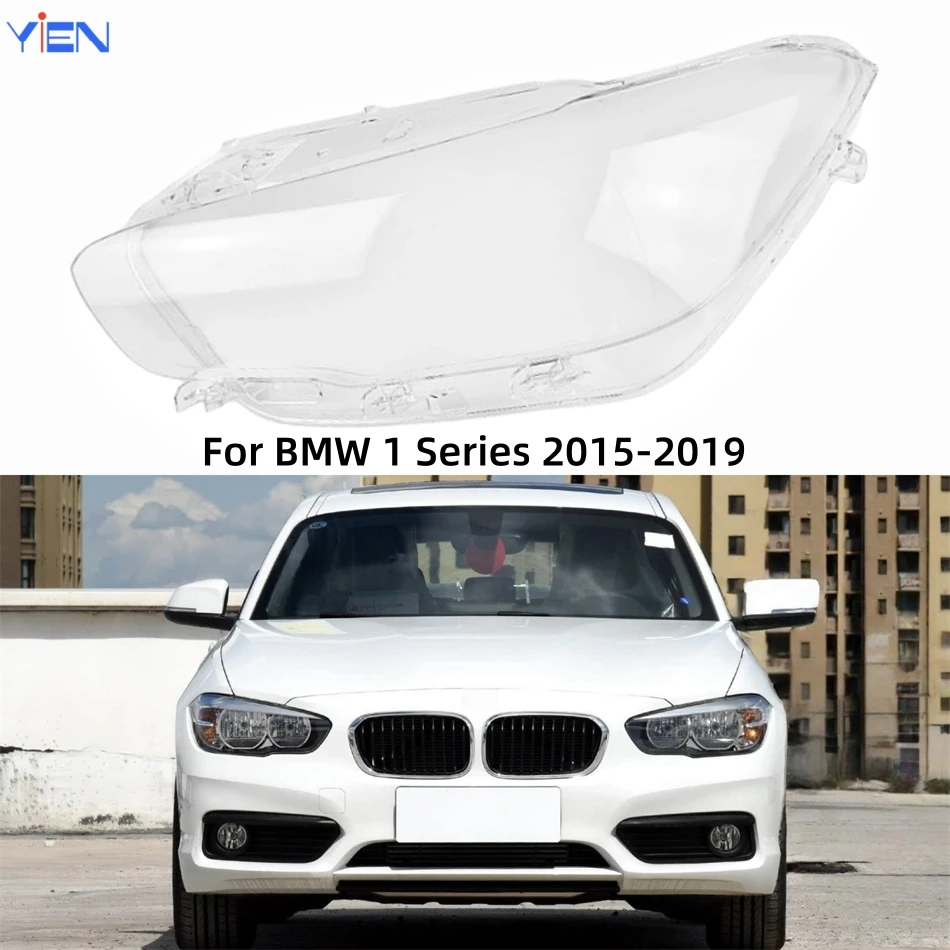 Для BMW 1 серии хэтчбек F20 116i 118i 120i 2015 2016 2017 2018 2019: Прозрачный корпус, крышка фары, защитная накладка