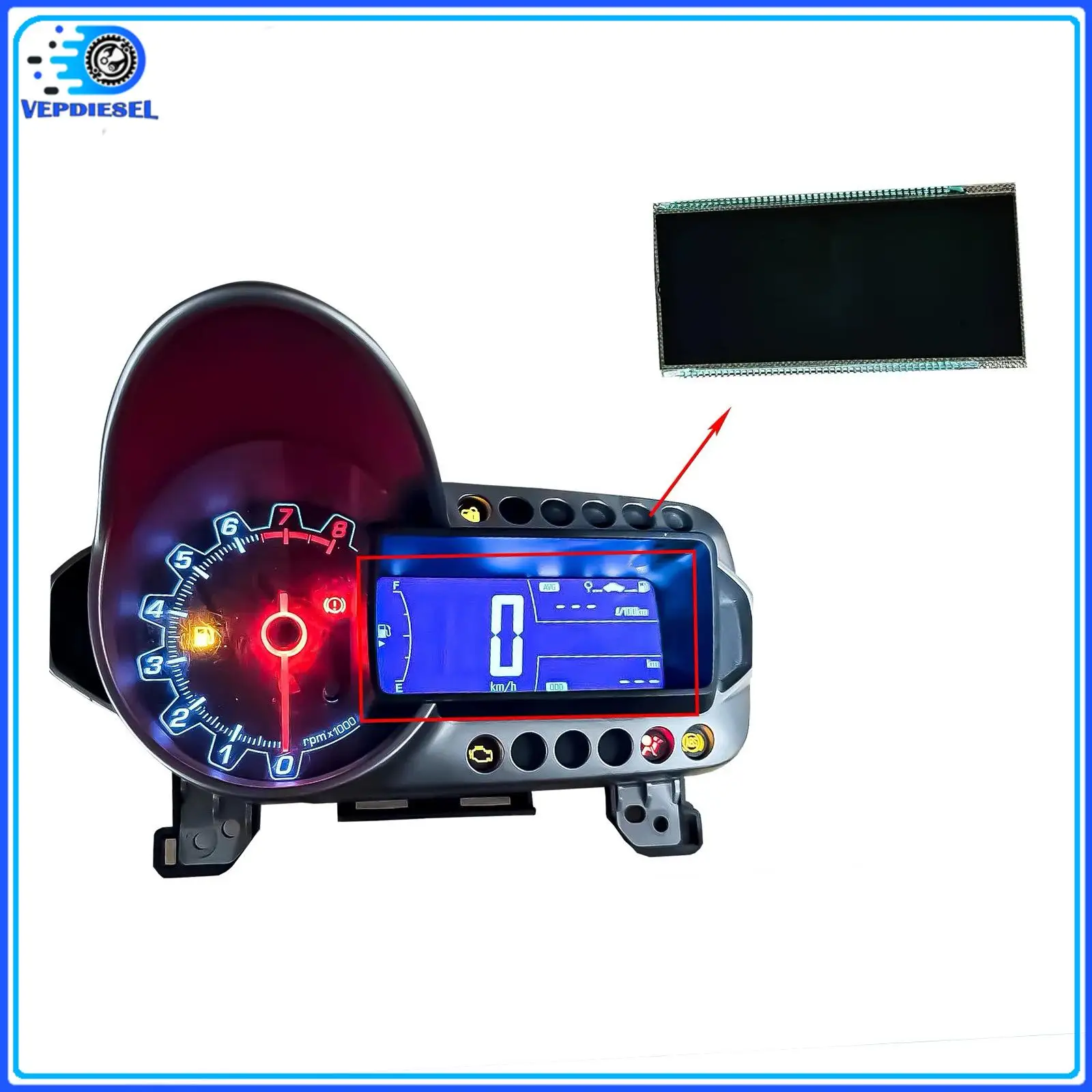 

1 шт. приборная панель ЖК-дисплей большой экран для Chevrolet Aiveio Trax Aveo Sonic экран дисплея отсутствие слов обслуживание