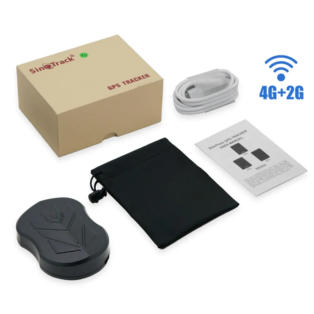 

Portable SinoTrack 4G+2G ST905L Waterpoof 5000 Mah Big Battery Tracker Pet Kid Car GPS with Strong Magnet