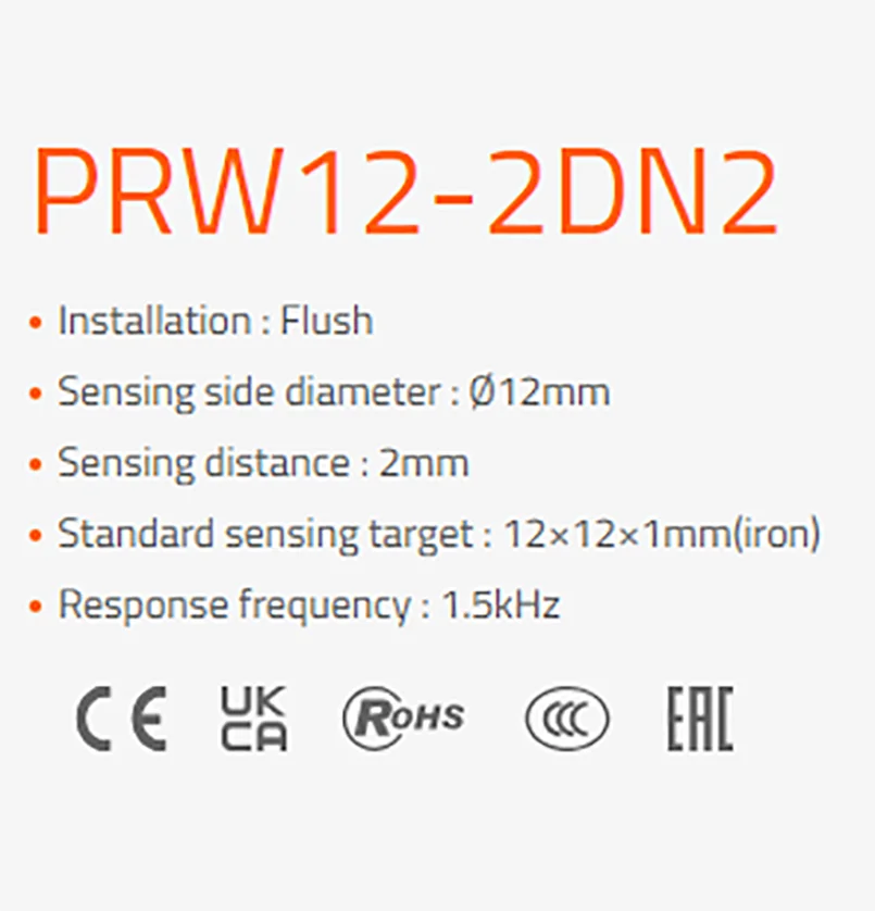 AUTONICS PRW08-2DP PRW12-2DN2 PRW12-2DP PRW12-4DN PRW18-5DN PRWL18-5DN PRWL30-10DN PRWT08-1.5DO PRWT12-2DO PRWT08-2DO