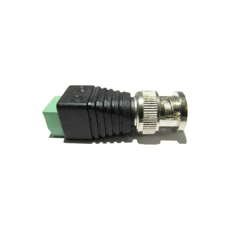 10pcs 12V DC BNC Male female Connector Coax CAT5 Video Balun Adapter Plug for Led Strip Lights CCTV Camera Accessories