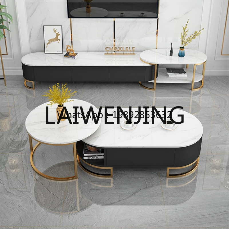 GZ8 Stone Plate TV  Cabinet Living Room TV  Nordic Background Wall Cabinet