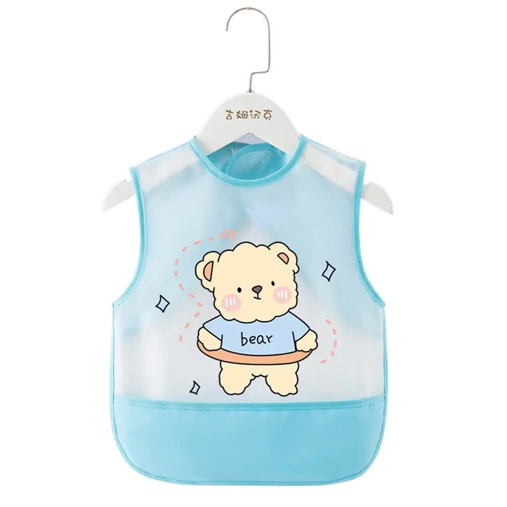 

Cute Animal Pattern Baby Feeding Bib Anti-dirty Sleeveless Sleeveless Bibs Rabbit Waterproof Saliva Towel Burp Apron Boys Girls