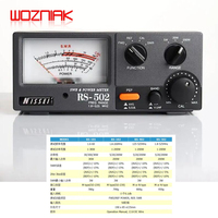 Nissei RS-502 1.8-525MHz short Wave UV Resident Wave Watch Power Meter SWR Table RS502 Test Measurement Tool