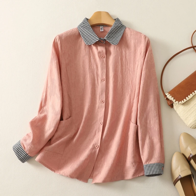 

Чистый цвет, женский длинный све, хлопок irt, весна-осень, новинка, женская верхняя одежда больших размеров, кардиган Faion, универсальный Str...