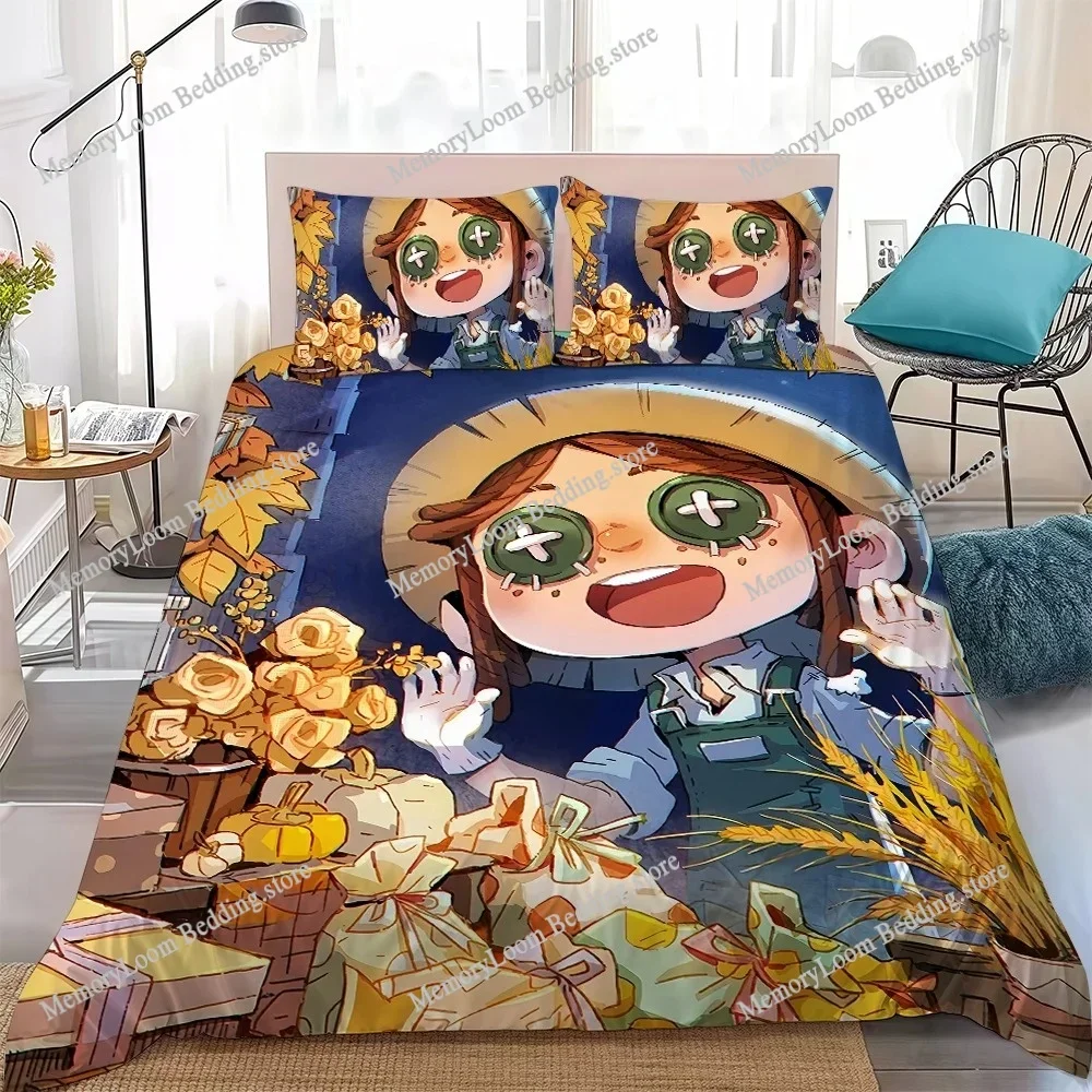 Game I-Identity V-Emma Woods Cute Duvet Cover Set Home Style Bedding Soft Laundry Cotton Bed Student Dormitory Gift Home Textile