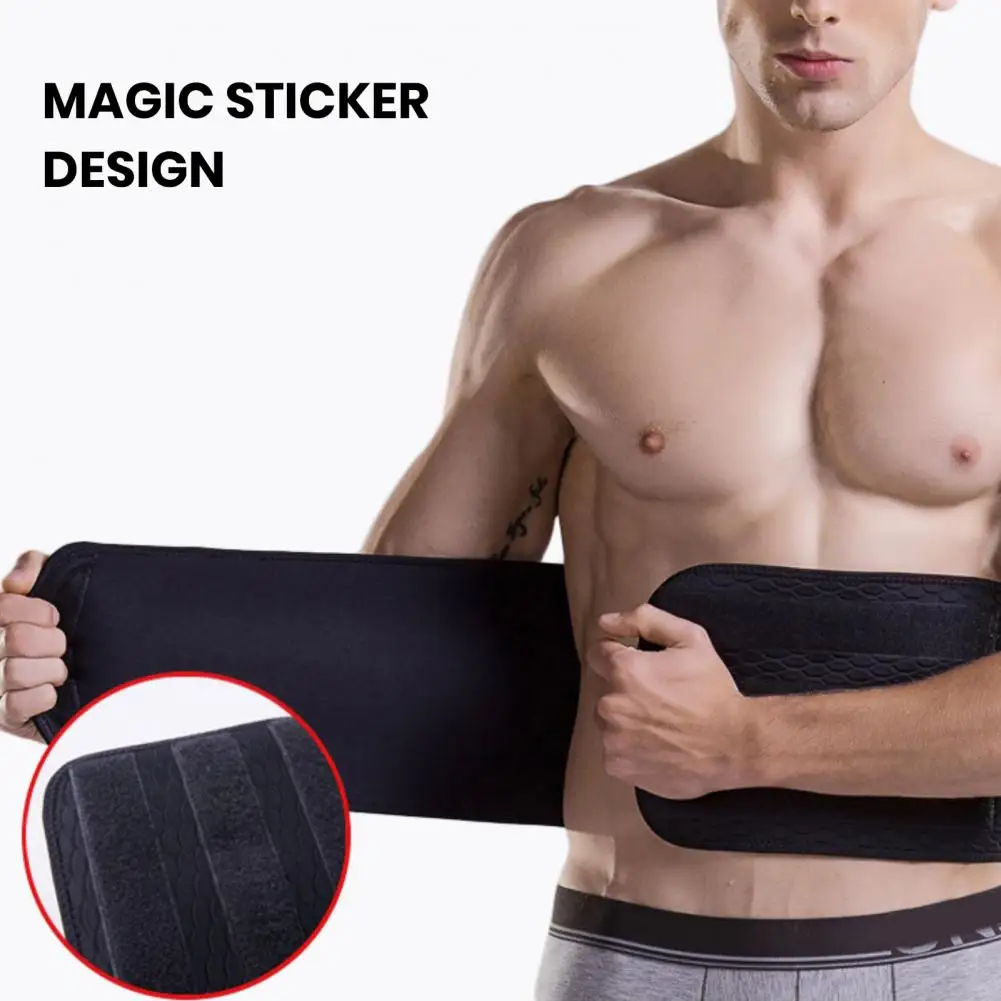 Sweat More with Waist Sweatband High-quality Waist Trimmer Effective Fat Burning Waist Trimmer Wide Coverage for Men for Weight