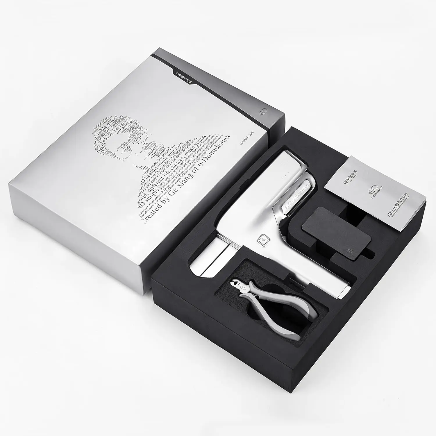 6D Third Generation Smart Hair Extension Machine Silver Version,6D Skin Interface,Skin Like Touch,Comfortable