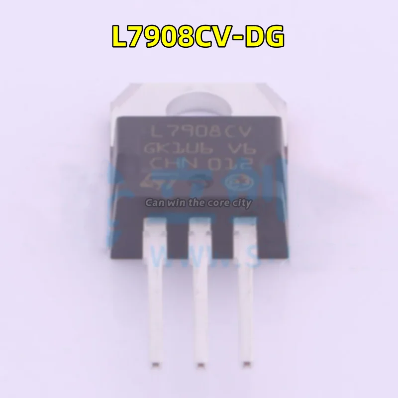 

1-100 PCS/LOT Original genuine ST L7908CV TO220 L7908CV-DG linear voltage regulator 8V three-end voltage regulator