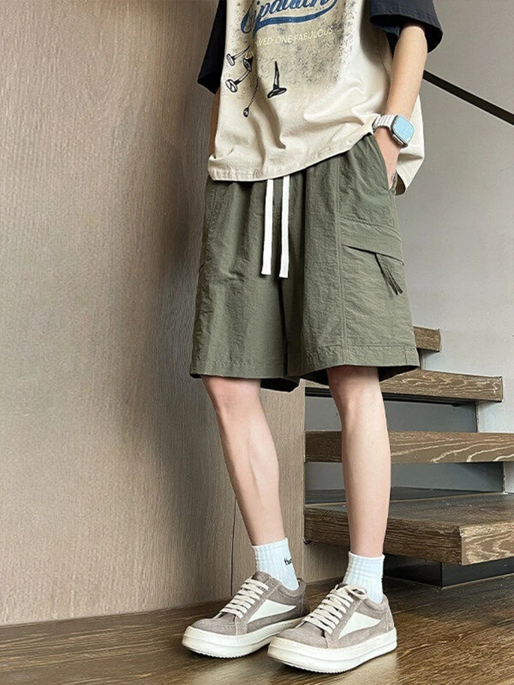 

Военная рабочая одежда ort Брюки мужские летние из тонкого ледяного шелка с пятью деталями свободные прямые повседневные спортивные ort Cool Feeling