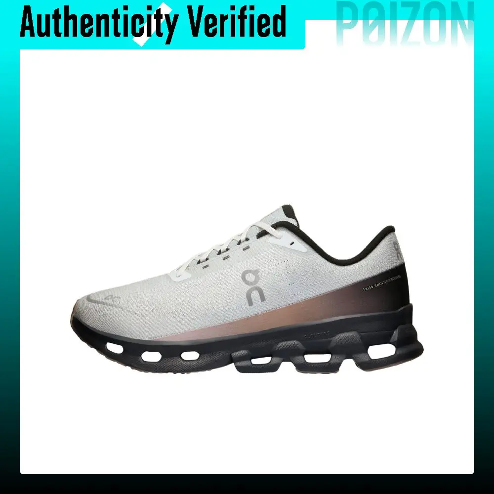 On Cloudspark Soft And Comfortable Slip Resistant Abrasion Resistant Low top Running Shoes Men's Light Gray 3ME10393346