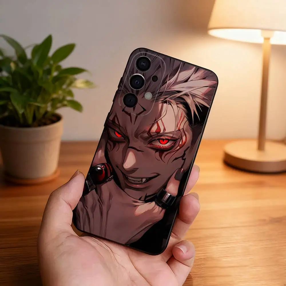 R-Ryomen Anime S-Sukuna Phone Case For Samsung S25,S24,S21,S22,S23,S30,Ultra,S20,Plus,Fe,Lite,5G Black Cover 2