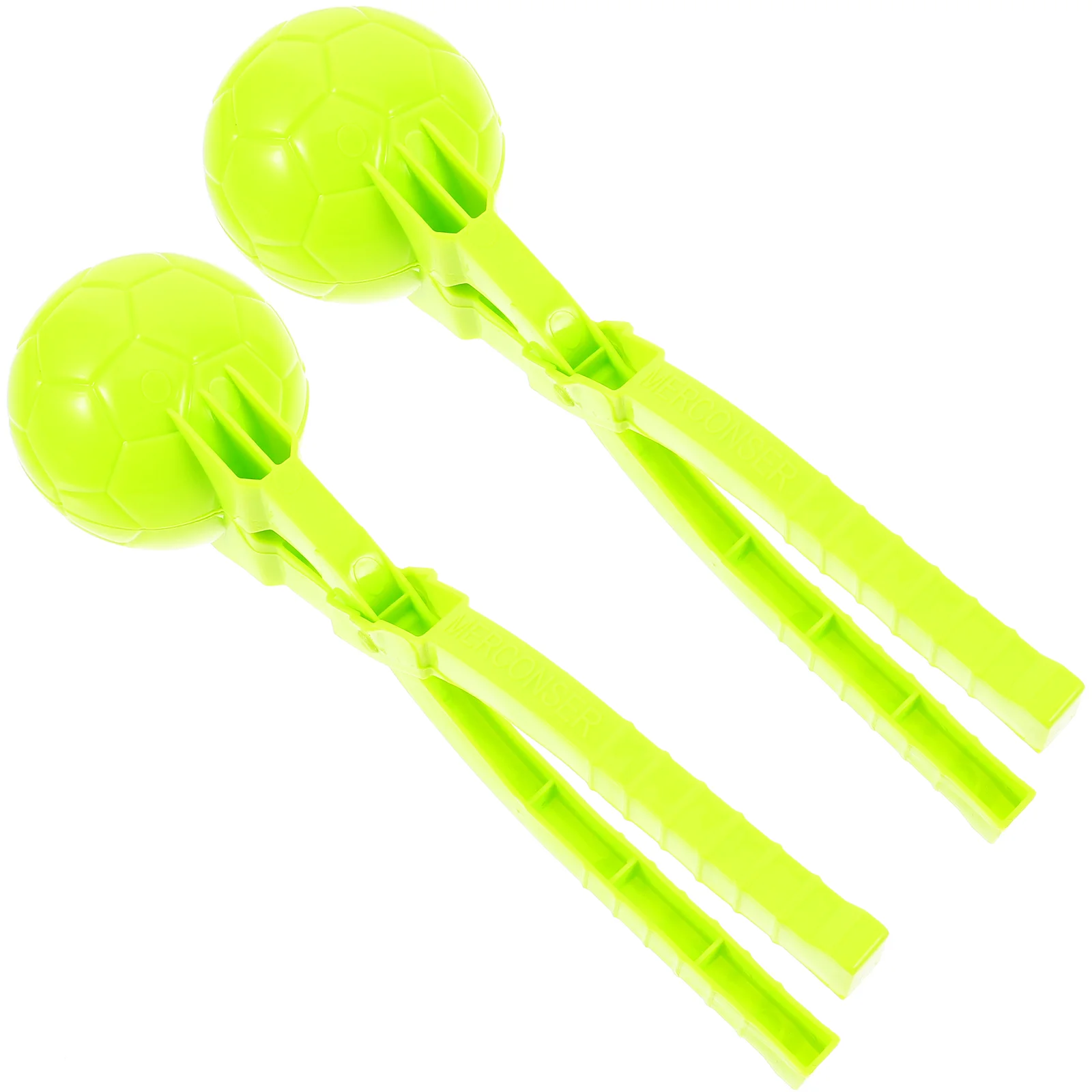 

2 Pcs Children's Snowball Clip Kids Supply Outdoor Toys Fight Portable Plastic Maker