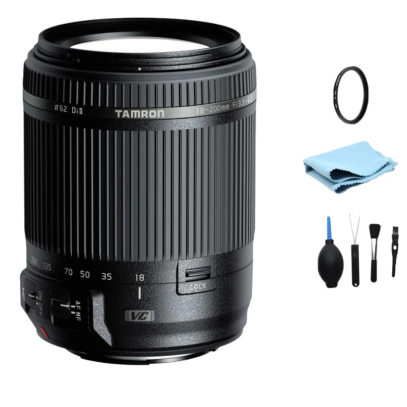 

Tamron AF 18-200mm F/3.5-6.3 Di-II VC All-in-One Zoom for Canon Nikon Mount (Model B018)