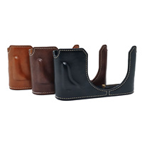 Leather Half Case for Leica Q Q2 Q3 Camera Protect Grip