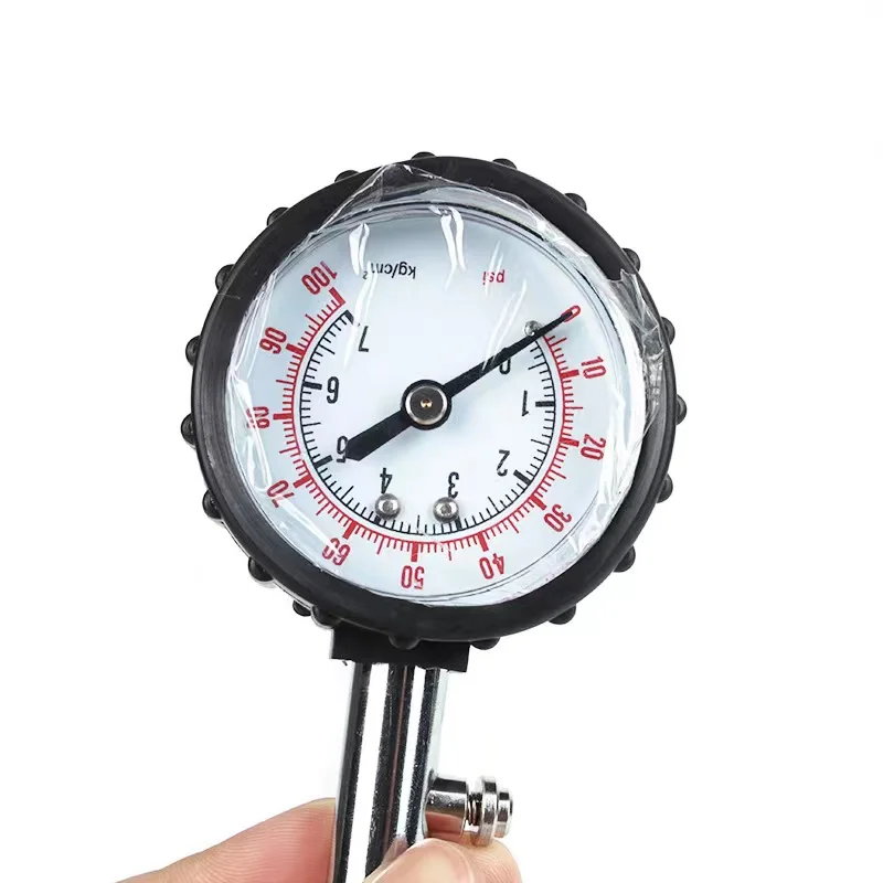 100Psi Car Tyre Air Pressure Tester High-precision Long Tube Tire Gauge Meter For Auto Motorcycle Truck Bike Measurement Tools