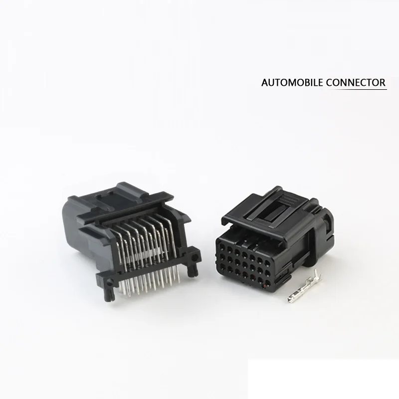 5/20 set 21 Pin female car Motorcycle Genio scooter ECU ECM PCB connector waterproof plug with terminals 6189-7108 W025-21FAY-B