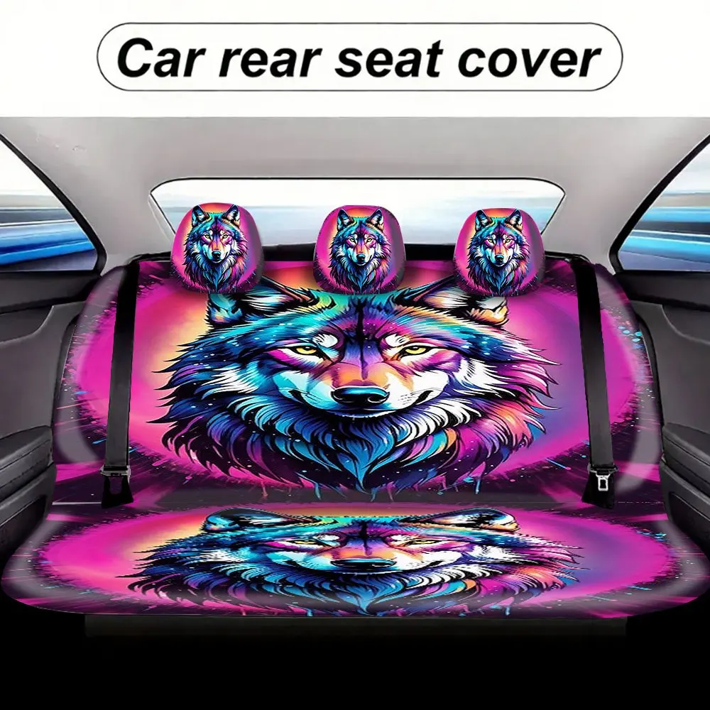 Stylish Printed Car Seat Covers Complete Set, Designed To Fit Universally. Made From High-Quality Polyester, These Comfortable A