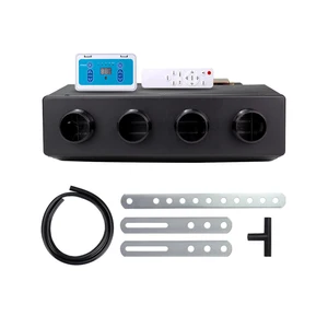 Universelle automatische Verdampfer Montageeinheit mit 4 Löchern, Klimaanlage und 24 -V -Heizung für Klassiker, LKW, Van, Straße, rote Stange 10 Hauptauto -Klimatierverkäufe - №7
