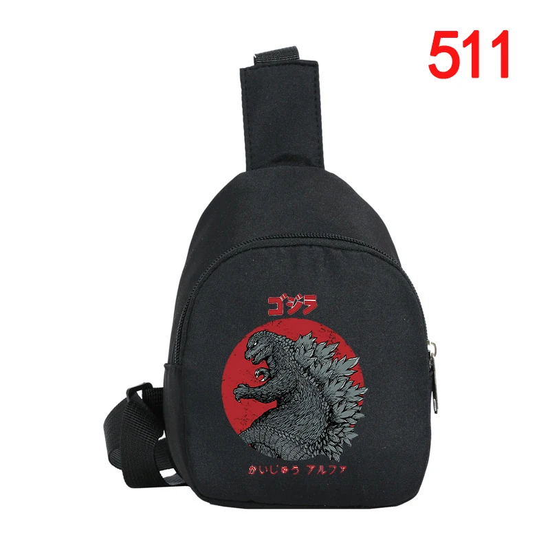 Godzillas Chest Pack teenager Anime Cartoon Shoulder Bag Student Mini Portable Crossbody fashion Coin Pouch Birthday Gift 2026 - view 4