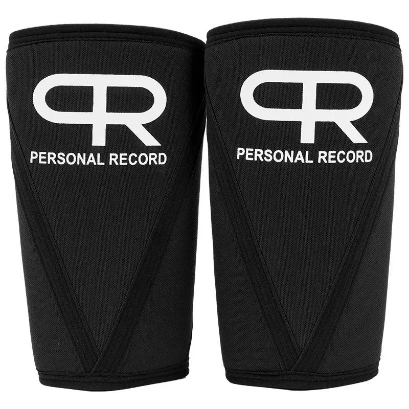 1Pair 7mm Elbow Pads Support Arm Sleeves Powerlifting Compression Elbow Protector Gym Fitness Weightlifting Bench Press Crossfit