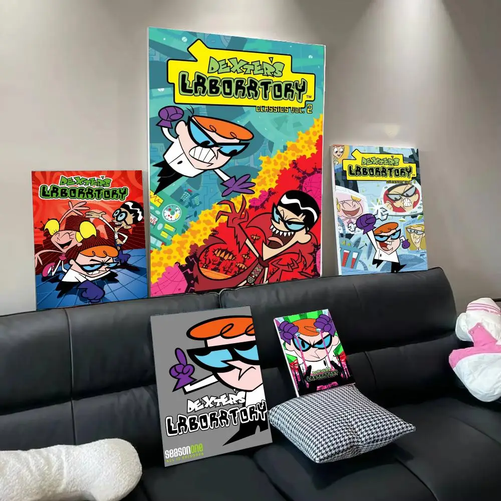 Anime D-Dexters Laboratory Poster Wall Art Poster Print Decorative Artwork for Bedroom Living Room Office Home Decoration