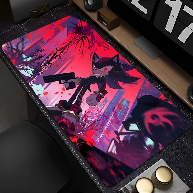 HD Print Gaming Mouse Pad Rubber Office Desk Mat PC Accessories Pads S-shadow The H-hedgehog Large size Gamer Mousepad Carpet
