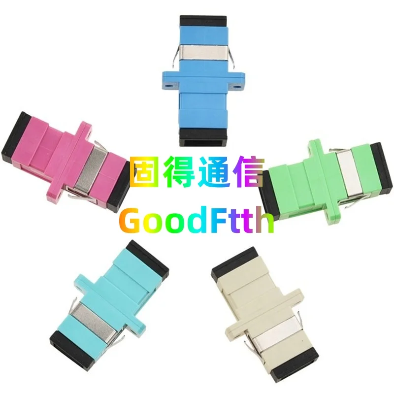 

Fiber Adapter SC-SC Simplex Adaptor SM MM OM3 OM4 Premium Loss Coupler GoodFtth