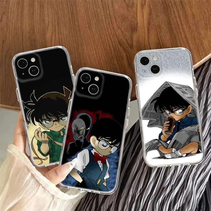 D-Detective Conan Soft Case for LG K71 K8 Plus K9 Lite Q510 K92 Q92 Stylo 6 7 V40 V50 V60  G9 X4 Q61 Q60