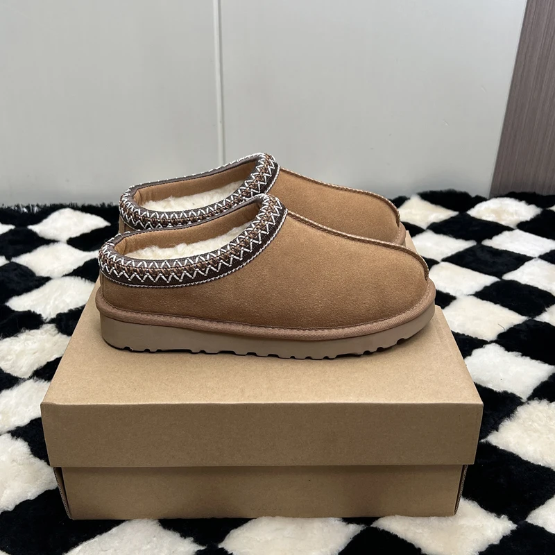 

The most fashionable flat-soled genuine wool snow boots in 2025, sizes 35 - 42