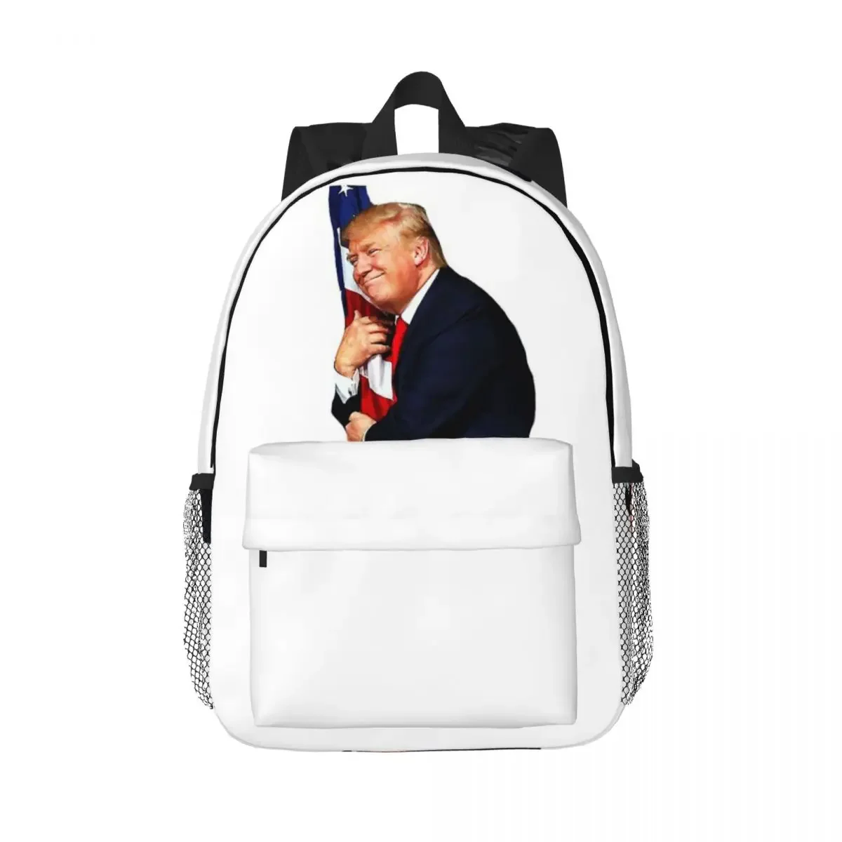 

Trump Never Surrender Backpacks Teenager Bookbag Cartoon Students School Bags Travel Rucksack Shoulder Bag Large Capacity