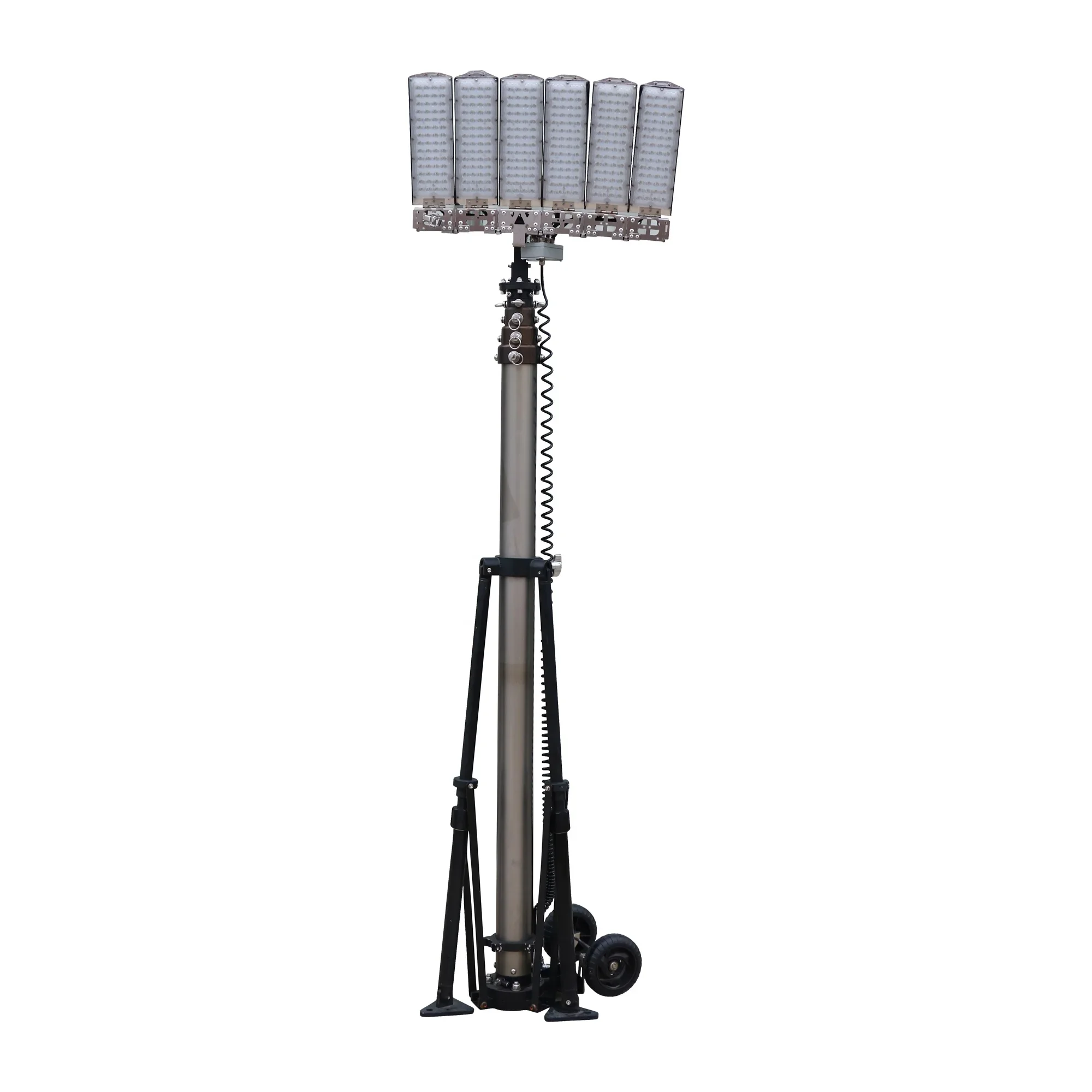 Powerful Construction 600W Portable Telescopic Light Tower Electric Light Tower