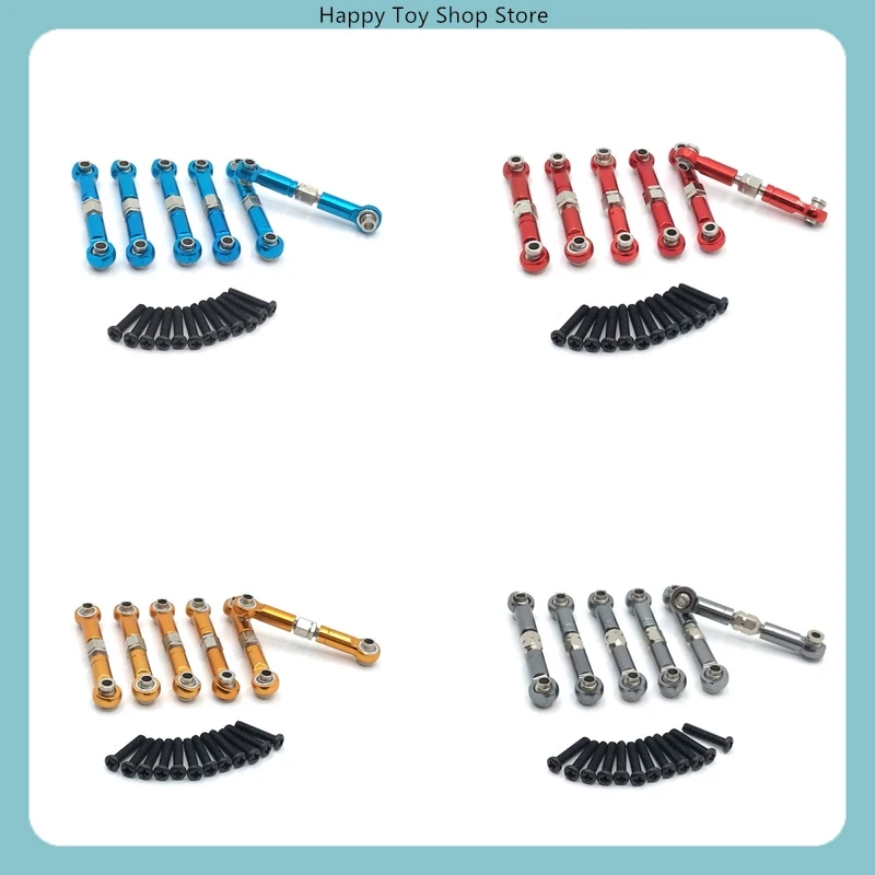 

​HS18301-02 18311-12 18321-22 RC Car Metal Upgrade Front Rear Linkage Rods Spare Parts​
