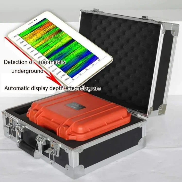 3D Image Mobile app control 100m deep depth water detector underground