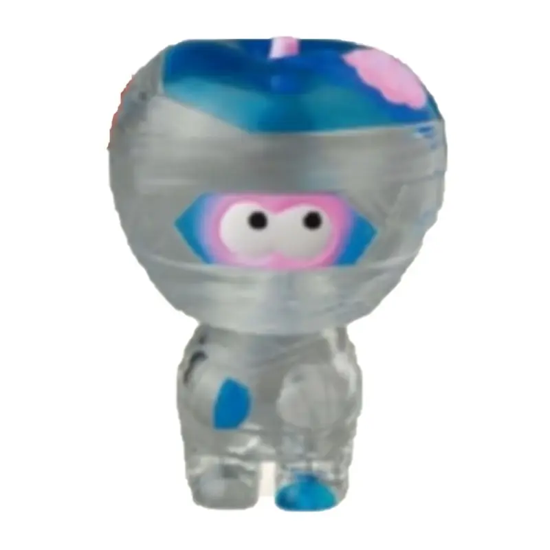 Cápsula japonesa medicom gashapon, modelo de brinquedo, decoração, robô de lixo futuro, novas tiras coloridas