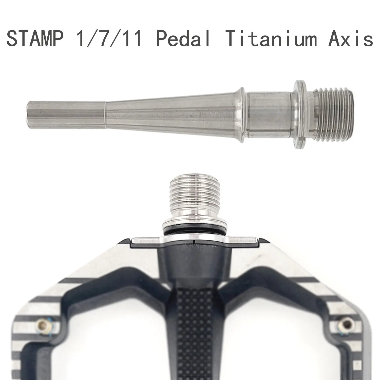Titanium Alloy Pedal Spindle Ultra Light Upgrade Axle Fit Stamp 1 7 11 MTB Pedal