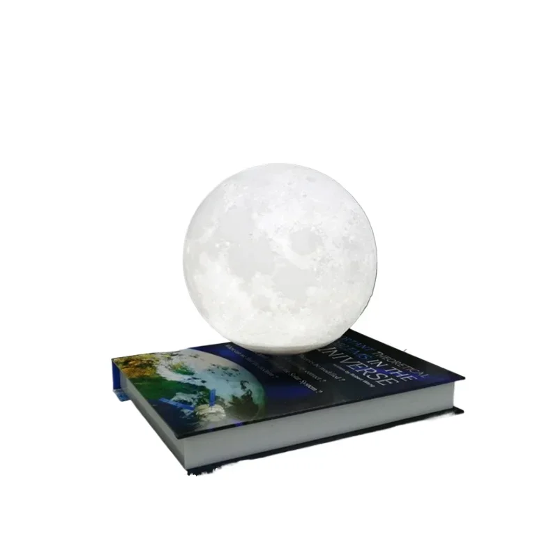 

Magnetic levitation moon lamp new strange book luminous moon lamp personalized desktop creative decoration plastic craft ornamet