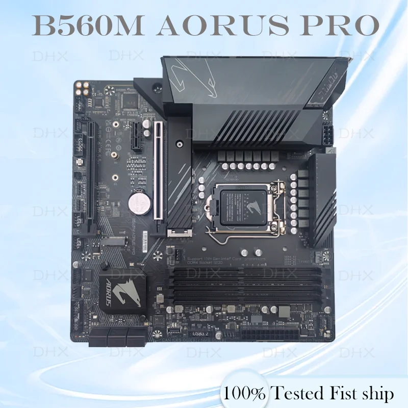 For Gigabyte B560M AORUS PRO Motherboard DDR4 2×M.2 6×SATAIII Micro ATX 100% Tested Full work be Fast ship