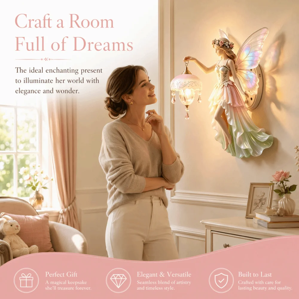 Wall Mounted Vintage Wall Lamp Dreamy Romantic Night Light Mini Lamp Battery-powered Led Wall Light Home Decoration
