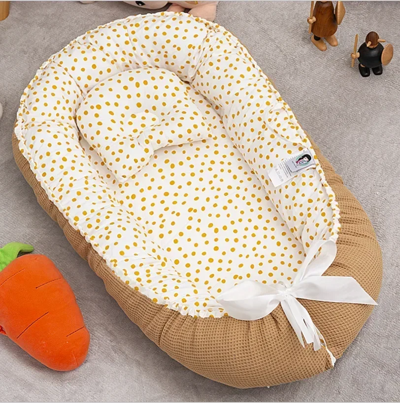 

Newborn Cradle Photography Props Soft Baby Sleeping Nest Bed Crib Recliner Portable Crib