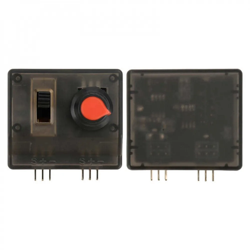 

Dual Channel PWM Signal Simulator Airplane Model Motor DC5-8.4V Steering Gear Motor Tester ESC Tester with Indicator Light