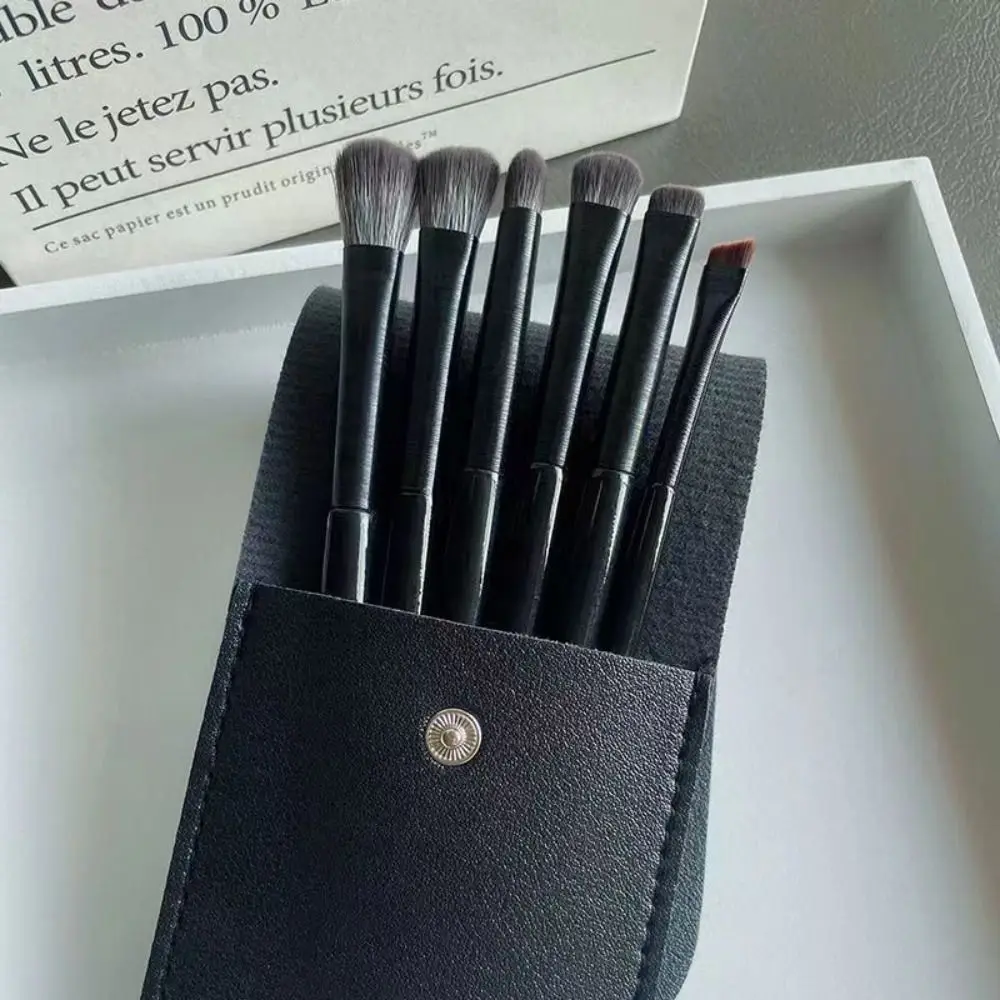 6 Teile/satz Weiche Augen Make-Up Pinsel Set Flauschigen Mini Augen Make-Up Pinsel Set Natürliche Kabuki Make-Up Pinsel Set Make-Up-Tools