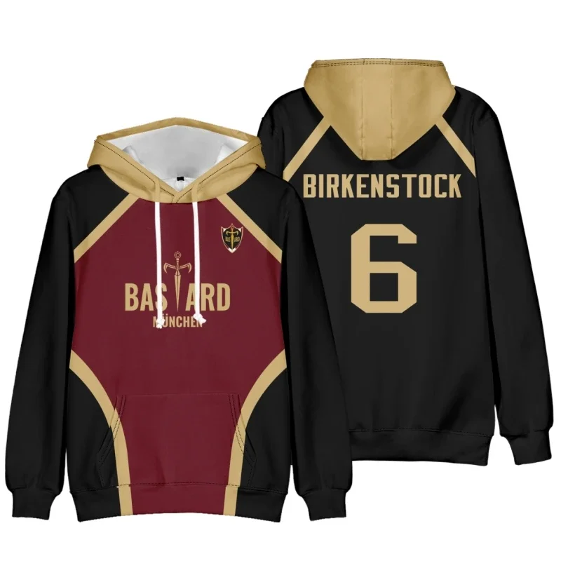 أنيمي الأزرق قفل باستارد ميونيخ ISAGI كايسر تأثيري هوديي النساء الرجال Harajuku البلوز طويلة الأكمام البلوز مقنعين سترة #6